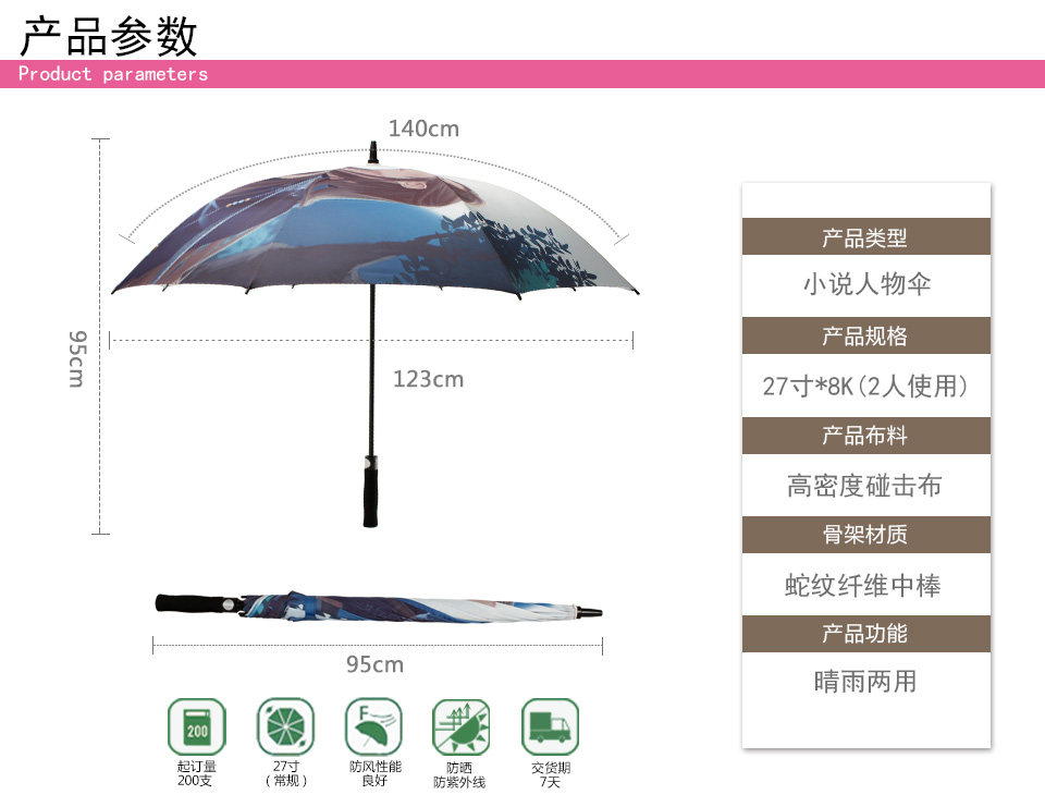 禮品動漫傘